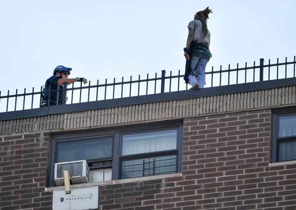 Police pull suicidal woman off 25-story Williamsburg building