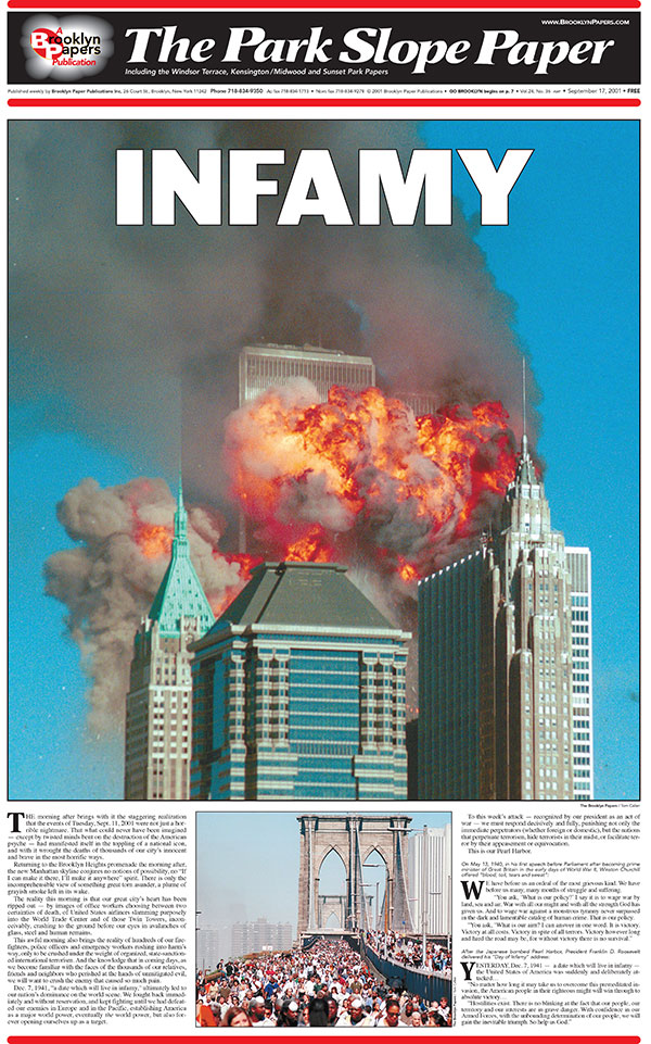 Sept. 11, 2001: As seen from Brooklyn