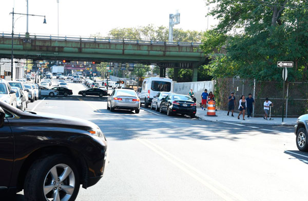 Full circle! Fifth Avenue sinkhole finally filled a year later