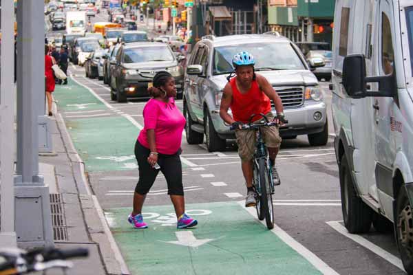 Word on the Jay Street: Cyclists weigh in on new bike lane