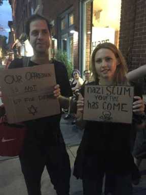 The ‘truth’ hurts: Staff at 9-11 truther talk attack spitting protestor
