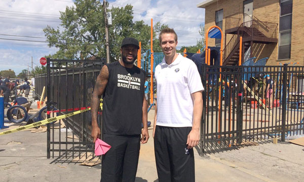 Nets stars help build new playground, meet with fans in Canarsie