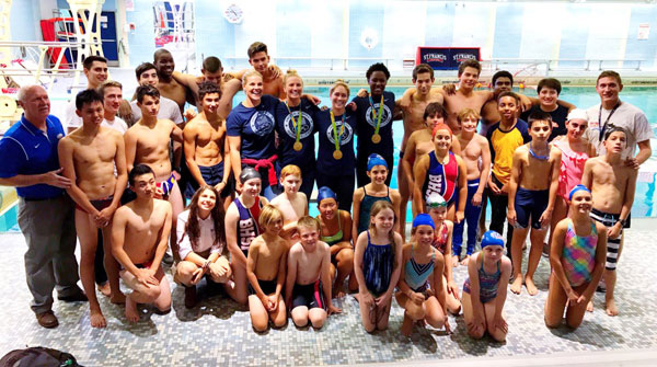 US water polo players splash down in Brooklyn Heights