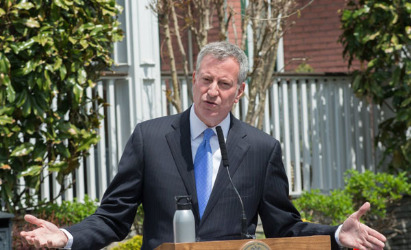 When the levy breaks: DeBlasio gives homeowners a water bill refund