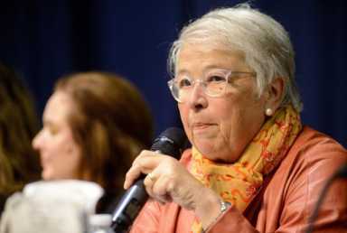Fill in the blank: Chancellor skirts overcrowding questions at town hall