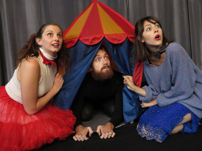 No kitten! Circus cat play features human im-fur-sonator