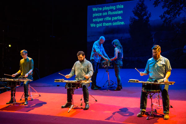 Playing with guns: Percussion group makes music with rifle parts
