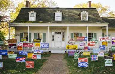 Garden of beaten! Exhibit sports yard signs for presidential losers — and it’s about to get a new addition!