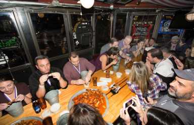 Wingin’ it! Reporter enters wing-eating contest to benefit cancer research