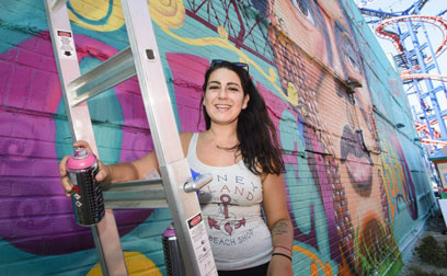 A colorful history: Mural honors Coney Island’s past