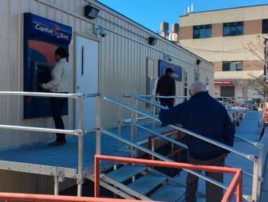 Bank roll! Branches in trailers during Trump Village Shopping Center redevelopment