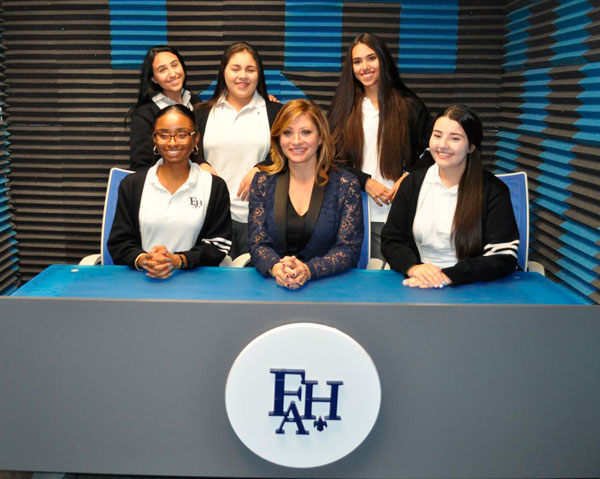 The whole package! Alum Maria Bartiromo helps Fontbonne open broadcast studio for aspiring journos