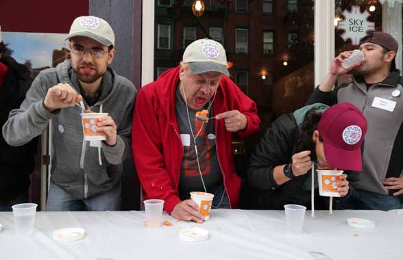 We all scream! Park Slope ice-cream-eating contest gets messy