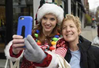 These go to elven: B’Heights shoppers snap ‘elfies’ after donating warm clothes