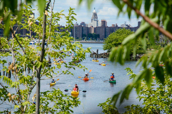 Surf and no turf! Residents rally on river for promised parkland