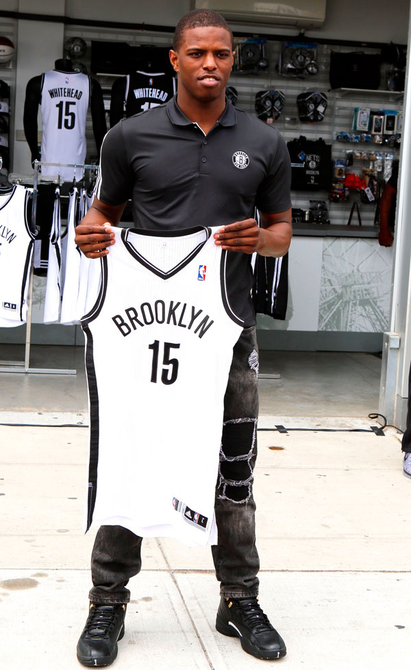 Nets introduce Whitehead to hometown crowd