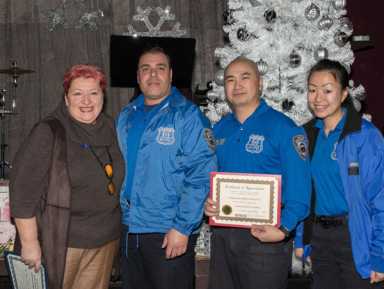 Brighton Beach honors local police