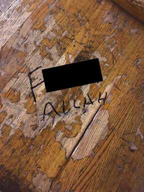 Islamophobic graffiti scrawled in subway station near Kensington