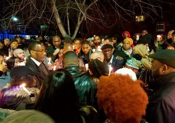 Vigil remembers slain corrections officer