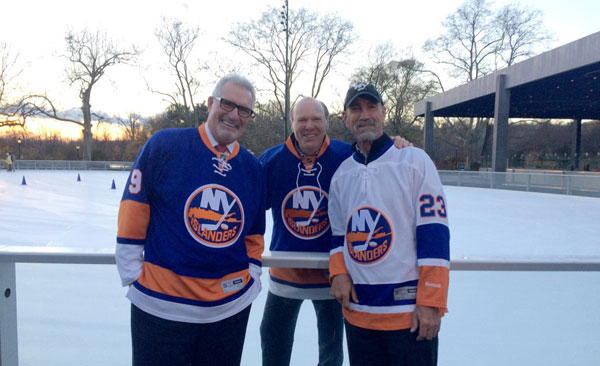 Power play: Islanders alums promote free skating in Prospect Park