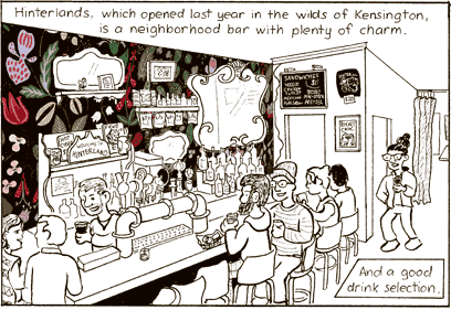 Bartoonist stumbles out of the Hinterlands of Kensington