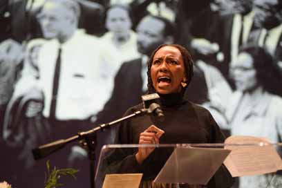 Black Lives Matter leader at MLK tribute: ‘Klansmen dressed in suits are being sworn into office’
