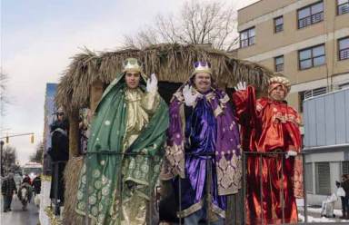Camels, llamas, ponies march down Graham Ave. for Three Kings Day Parade