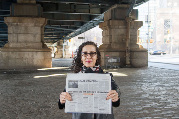 Unblocked! City removes ugly barricades under Manhattan Bridge after article in this paper