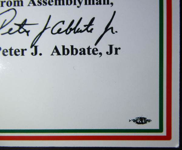 Abbate lied about ‘union-made’ mailers