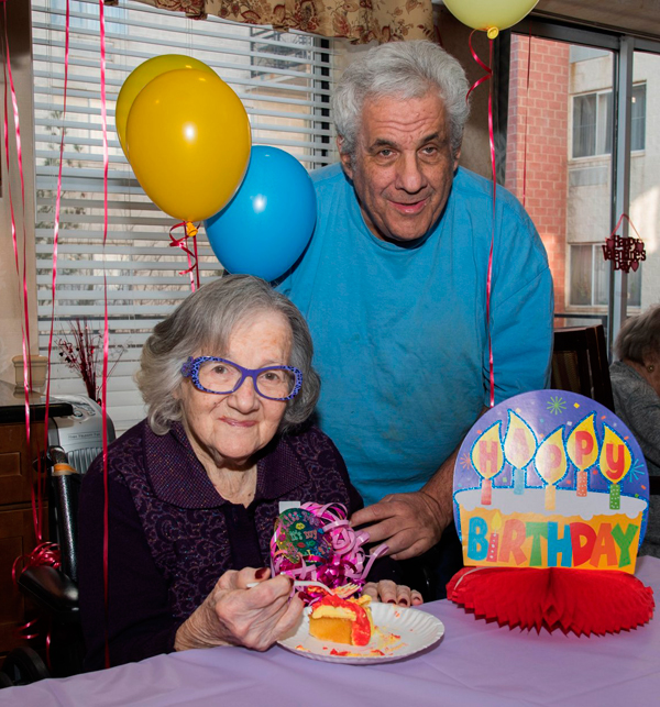 Celebrating 103 years with Miriam!