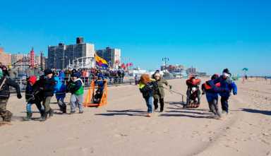 Mush ado about sledding: Scouts hold ‘Klondike derby’ in Coney