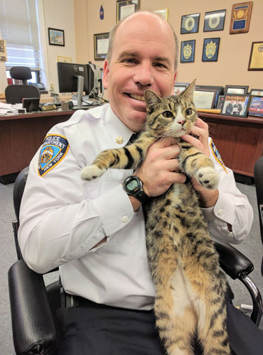 On paw-trol! Meet Martin, the 60th Precinct’s station-house cat