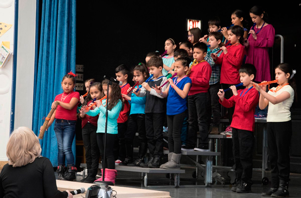 Midwood school celebrates diversity through song