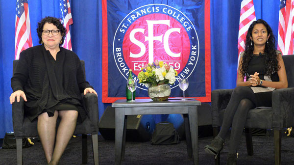 Justice denied! Sotomayor steers clear of ‘Muslim ban,’ Gorsuch in Brooklyn Heights talk