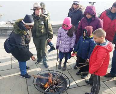 Survival of the lit-est: Marine Parkers learn to make fire the old-school way