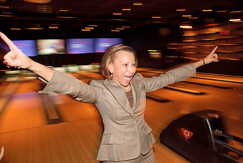 Library holds its black-tie affair at a bowling alley