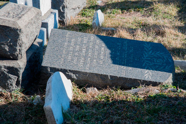 Grave concerns: Controversy over toppled headstones in Jewish cemetery
