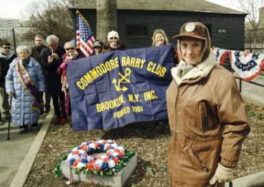 Locals salute naval legend Commodore Barry