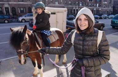 Raising the ‘Roof’: Kids ride ponies, parents fall off the wagon at ‘Fiddler’-themed Purim party