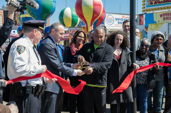 Coney Island’s amusement district kicks off the season