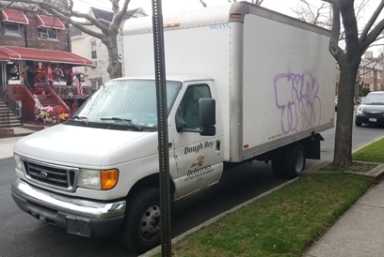D’oh! Boy: Bakery truck abandoned in Marine Park