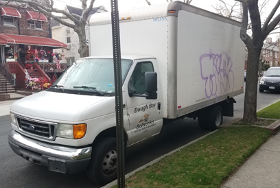 D’oh! Boy: Bakery truck abandoned in Marine Park