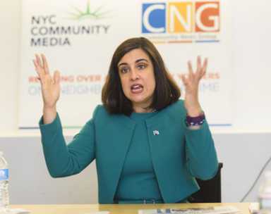 Mayoral candidate Nicole Malliotakis takes on DeBlasio at CNG