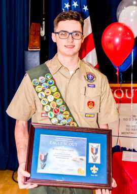 New Eagle Scout is soaring high