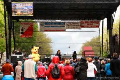 Brighton Beachers celebrate — even in the rain!