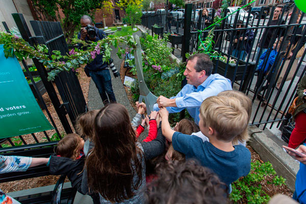 Adorable! Slope Library celebrates opening of adorable reading garden with adorable kids