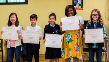 Young scribes honor seniors in essay contest