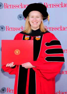 Cheers to Brooklyn gal on earning her PhD