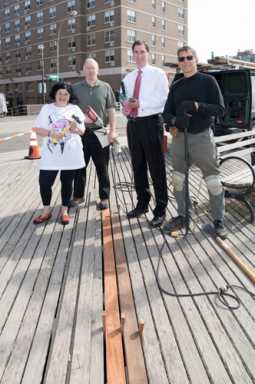 Brighton Beach Boardwalk gets much-needed repairs