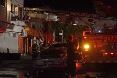 Flames erupt in Bensonhurst store